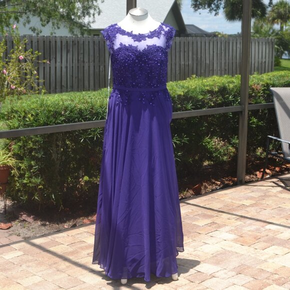 NEW JJs House Dress Mother of the Bride / Groom Bridesmaid Size 16 Gown Regency - Picture 9 of 16